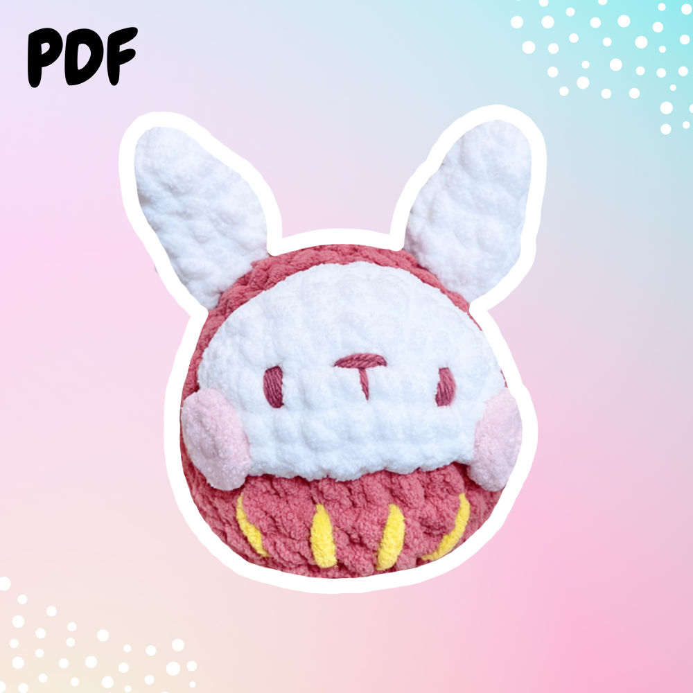 Bunny Daruma Pattern
