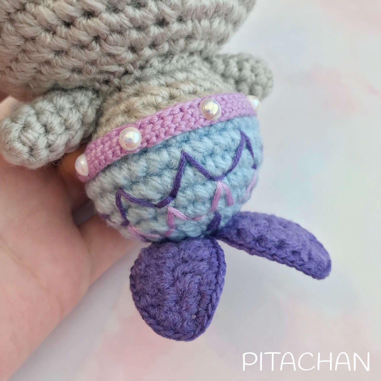 Coral the Cat Mermaid Pattern