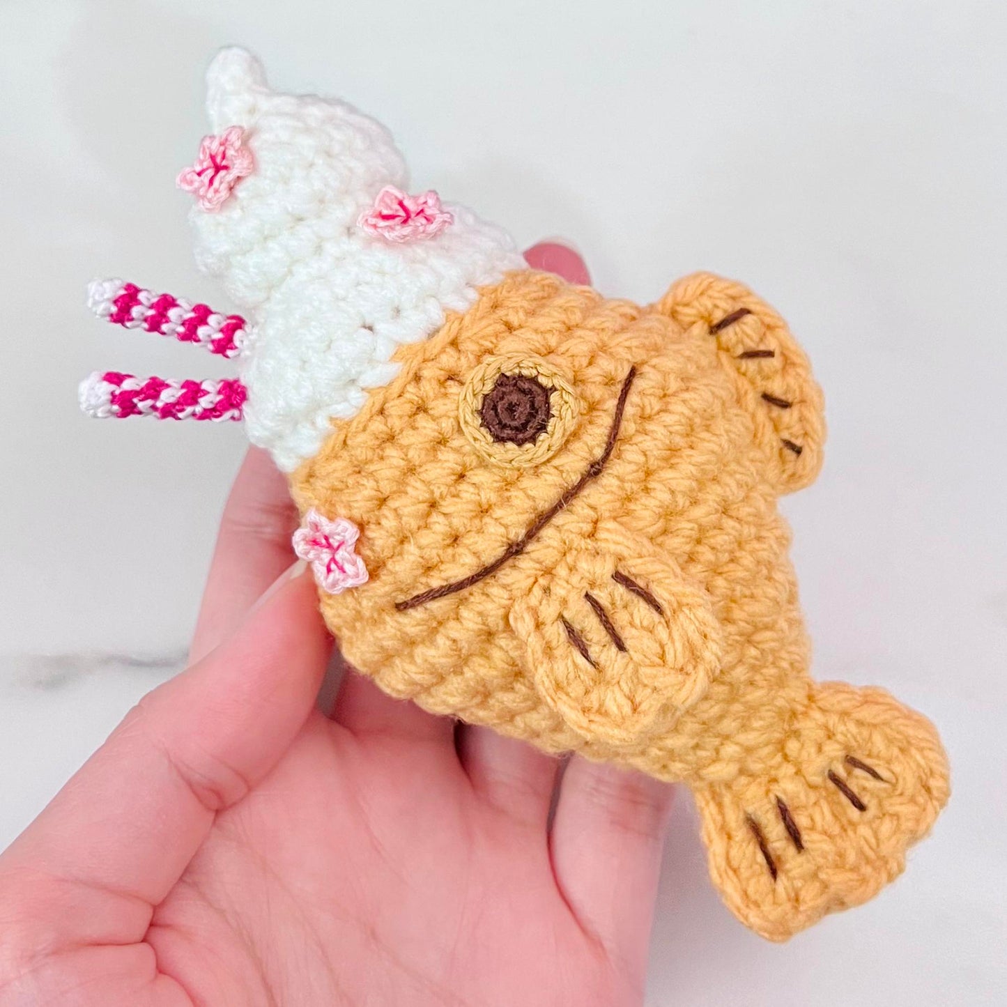 Sakura Ice Cream Taiyaki Pattern
