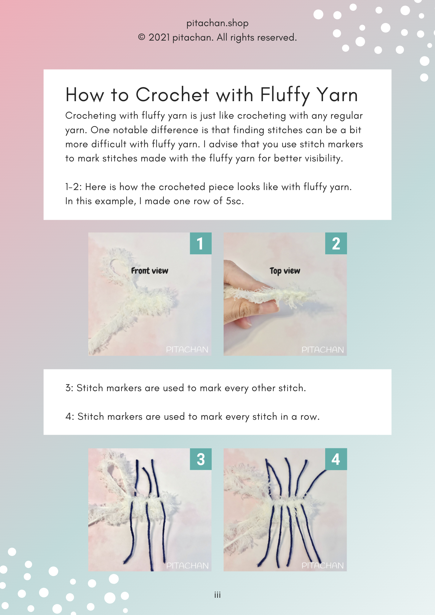 Bleu the Bunny Pattern