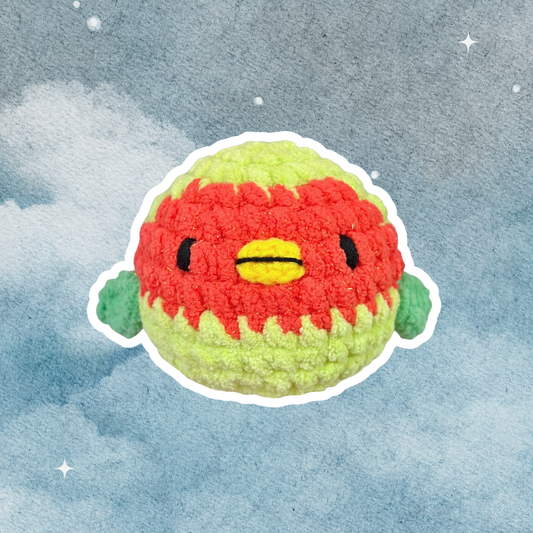Rosy-Faced Lovebird Pattern