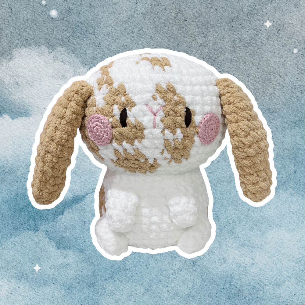 ⭐ Holland Lop Rabbit Pattern – Pitachan