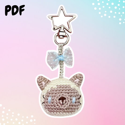 Siamese Cat Keychain Pattern