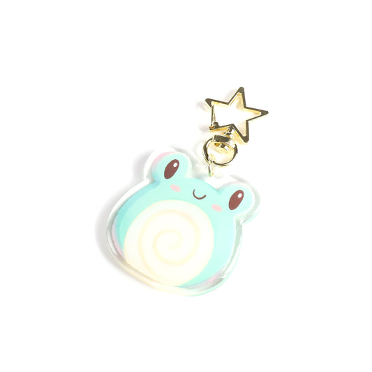 Frog Clear Acrylic Keychain