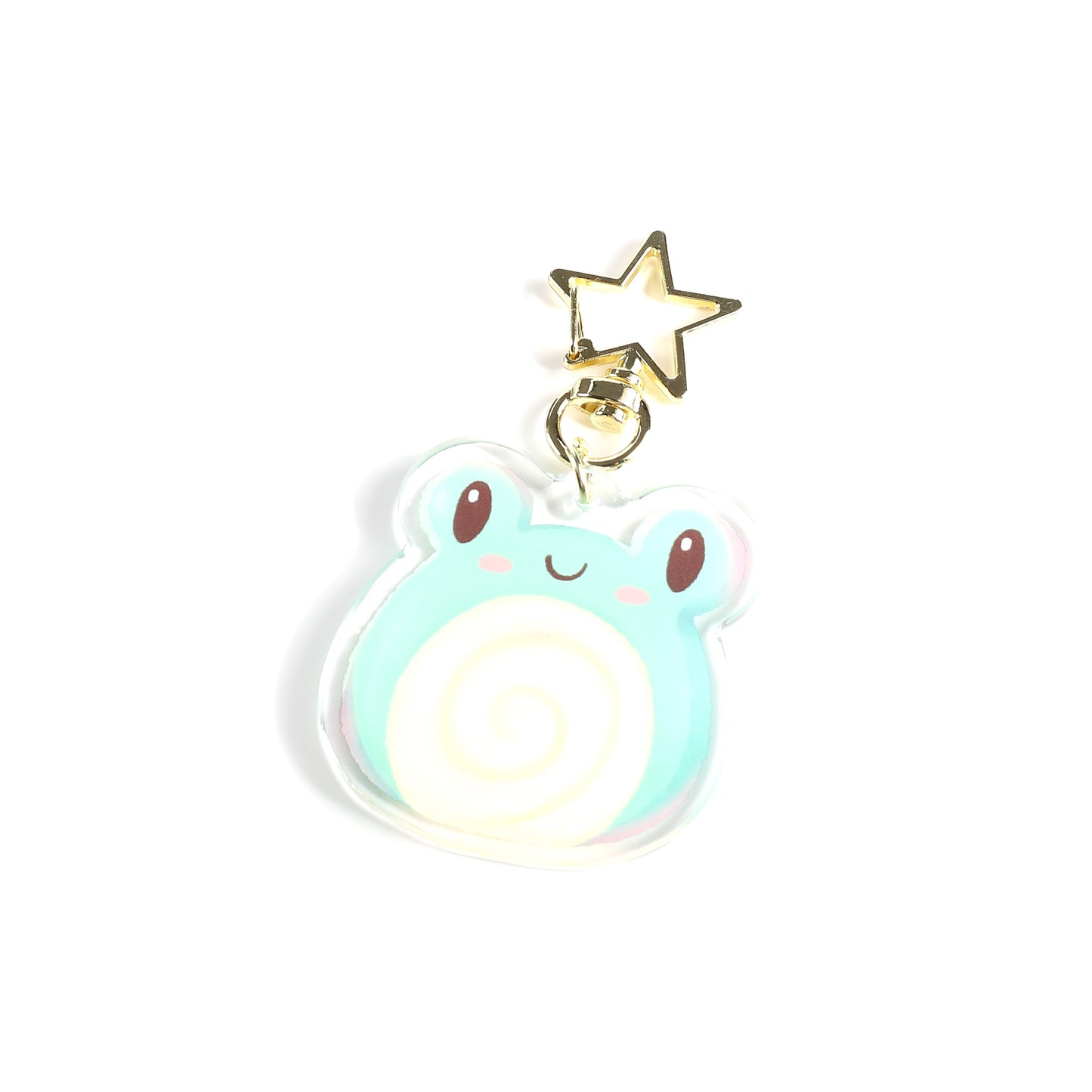 Frog Clear Acrylic Keychain