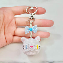 Load image into Gallery viewer, White Cat Keychain Pattern
