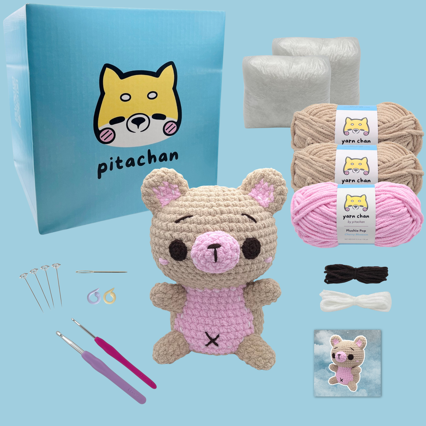 Teddy Premium Crochet Kit