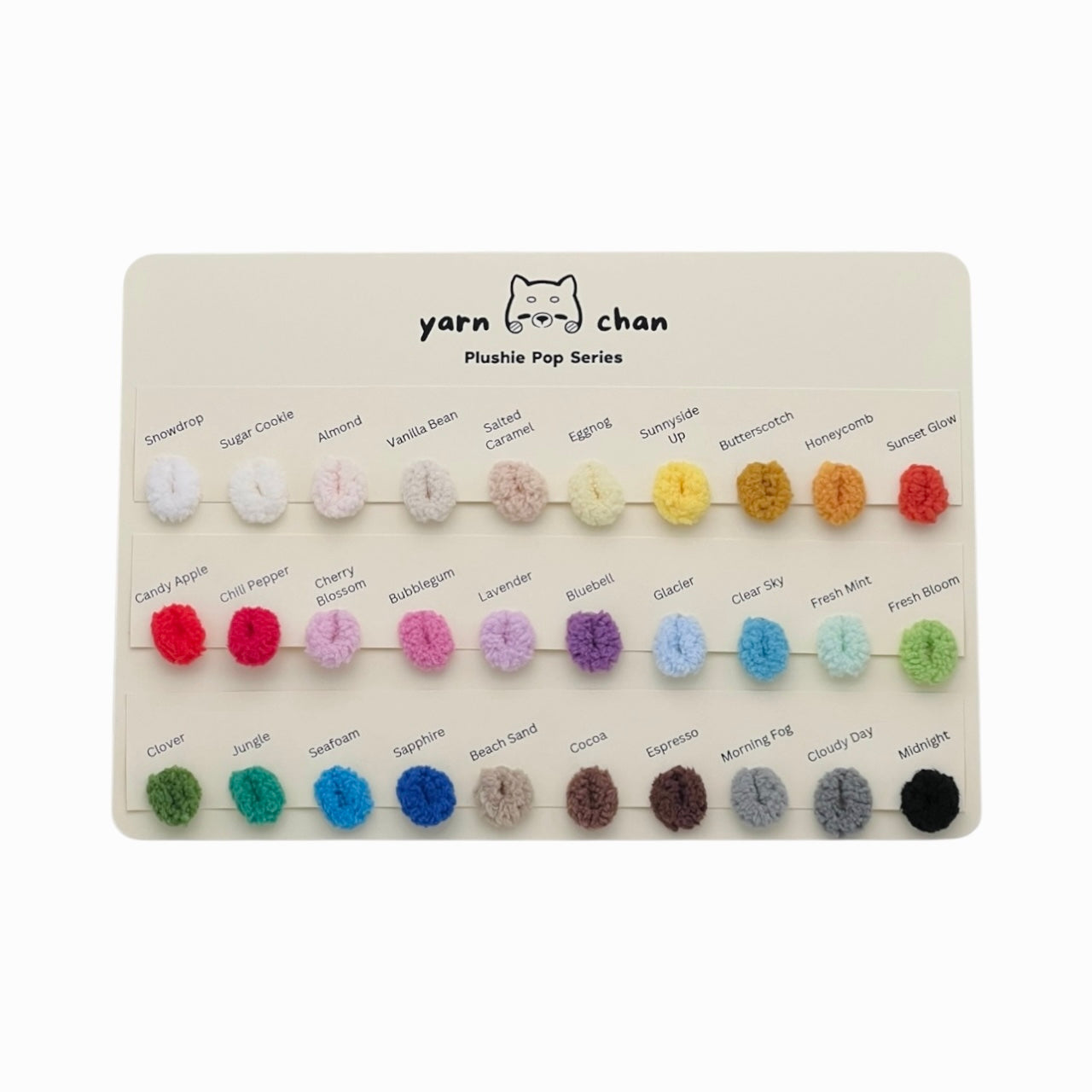Yarn Chan Plushie Pop Sample Card