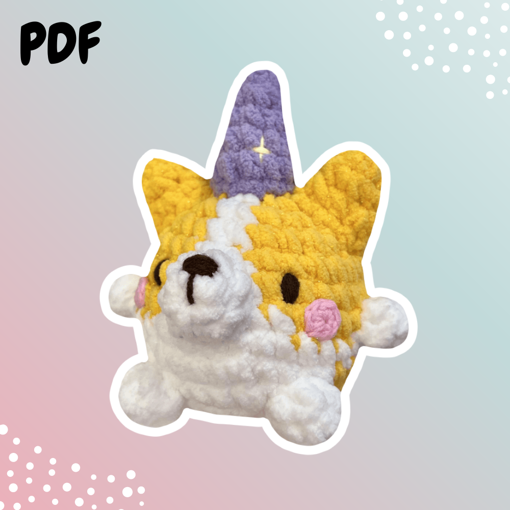 Wizard Corgi Pattern