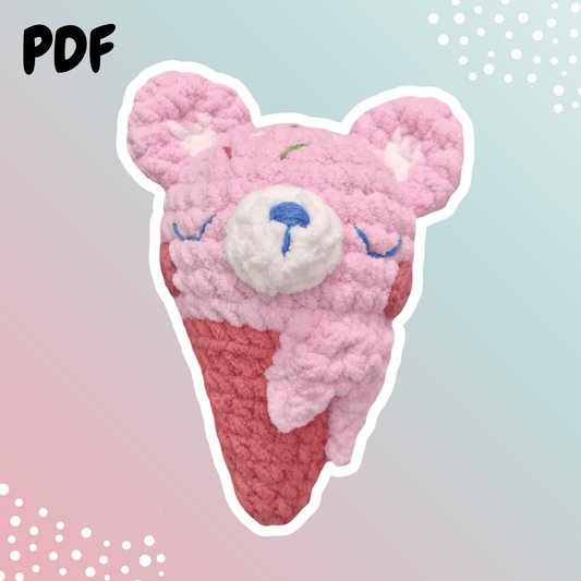 Ice Cream Bear Pattern