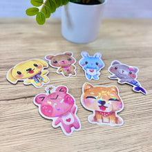 Load image into Gallery viewer, Hiro &amp; Friends Vinyl Holographic Sticker
