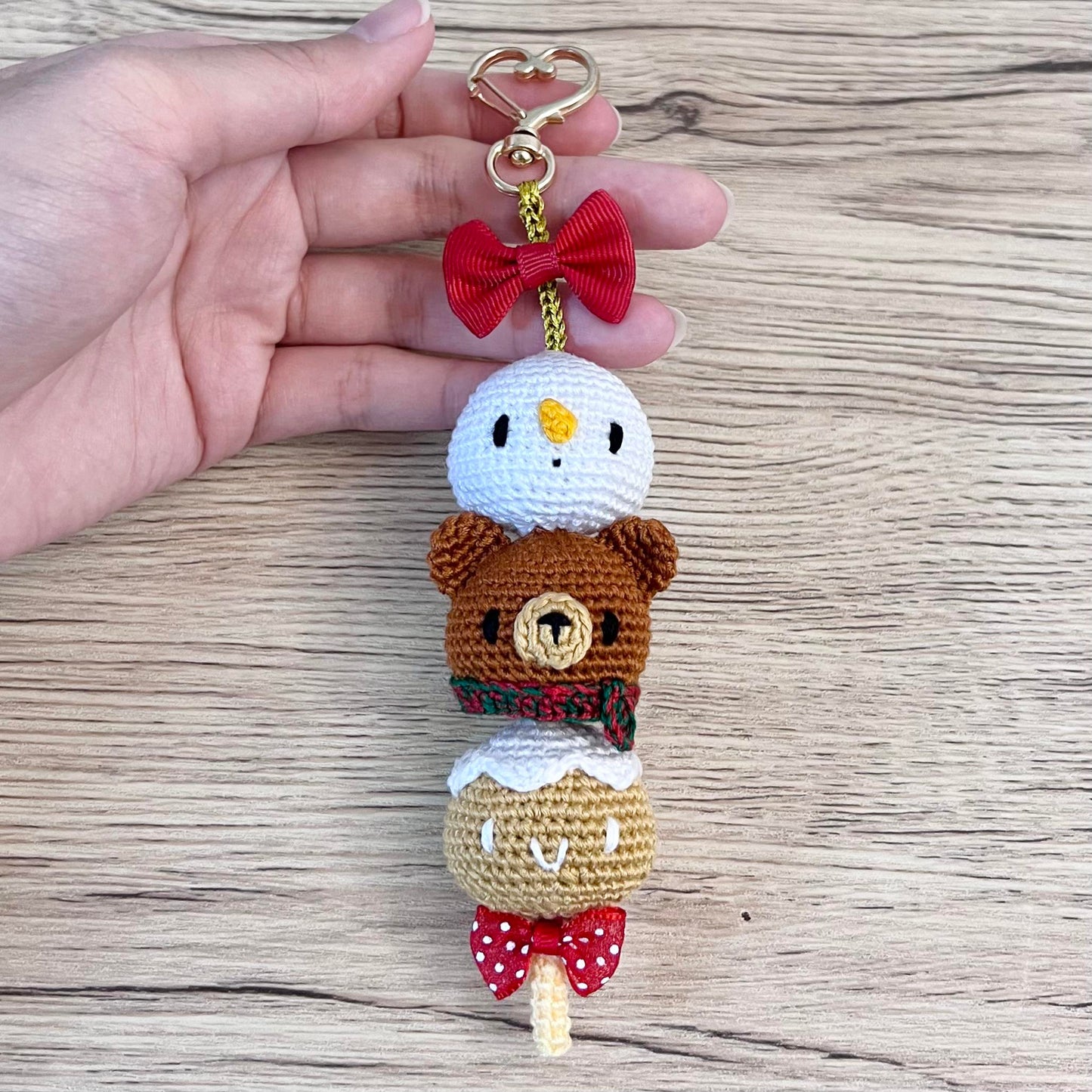 Christmas Dango Keychain