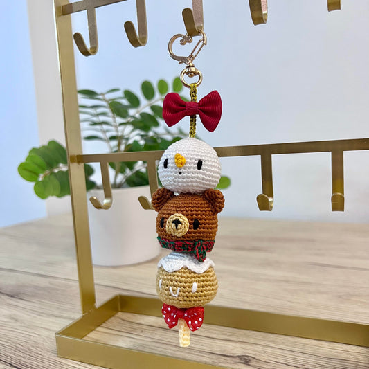 Christmas Dango Keychain