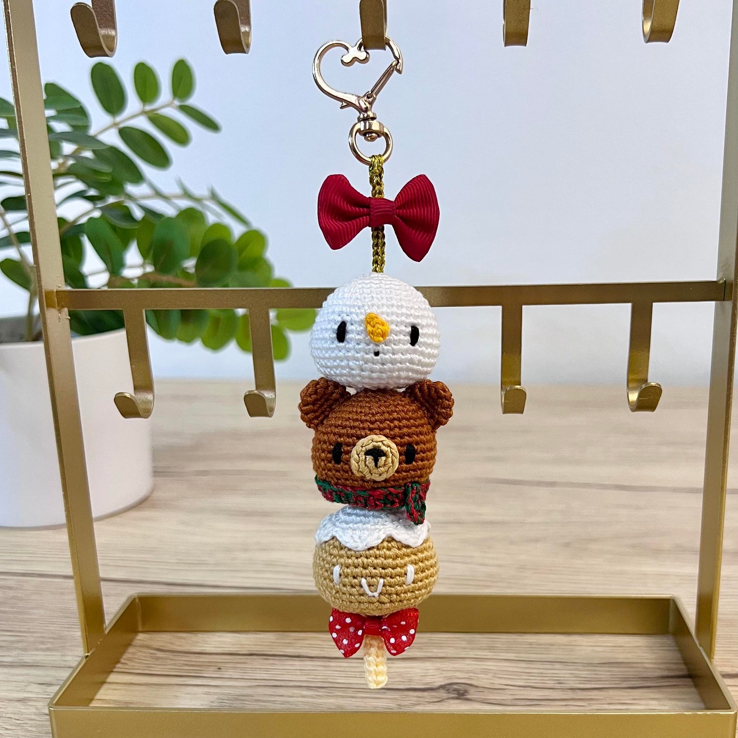 Christmas Dango Keychain